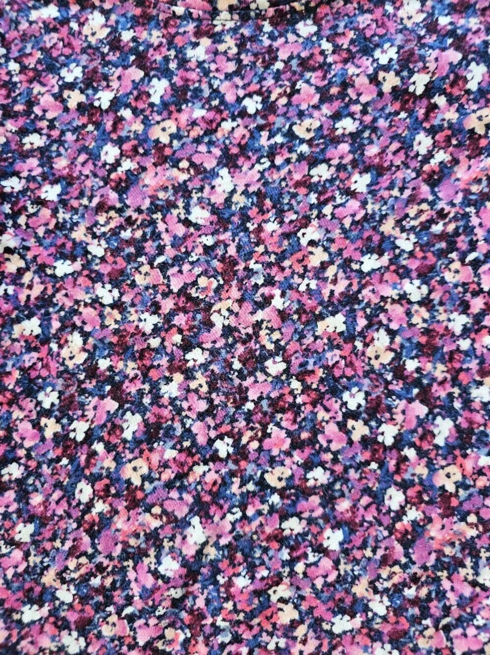 Old Navy Pink & Purple Floral Knit Top Size Girls 4T